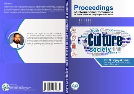 Proceedings of International Conference on Social Sciences, Languages and Culture